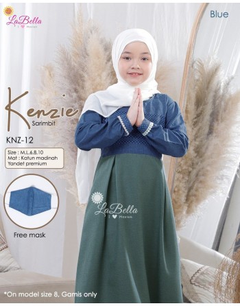 Kenzie Gamis Anak Umur 3 4...